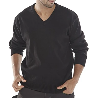 Image of Beeswift ACSVBLM V Neck Sweater Black Medium