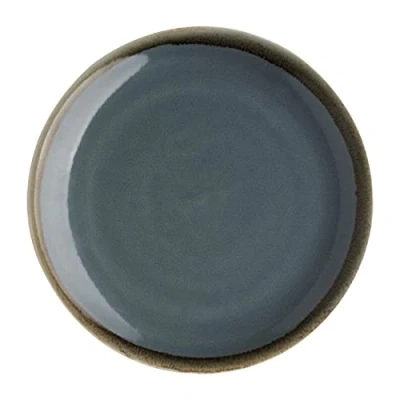 Image of Olympia Kiln Round Coupe Plate in Ocean Porcelain 230(пїЅ) mm