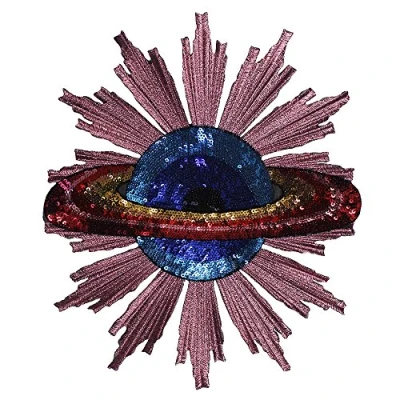 Image of 1piece Craft Beaded Sequin Globe Embroidery Patches Iron on Applique Badges Stick Clothes Decorated Bordados Ropa Sewing
