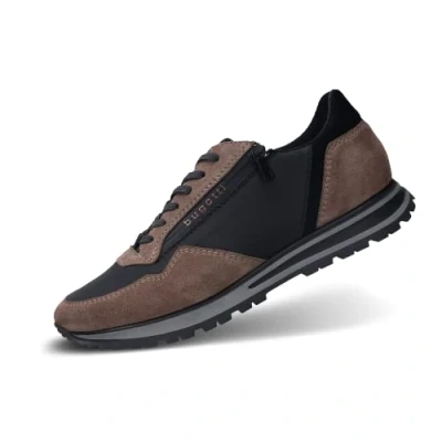 Image of bugatti Men&#039;s Philip Lace up, Taupe Black, 7.5 UK