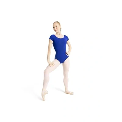 Image of Capezio Women&#039;s Classic Short Sleeve Leotard,Royal,Medium