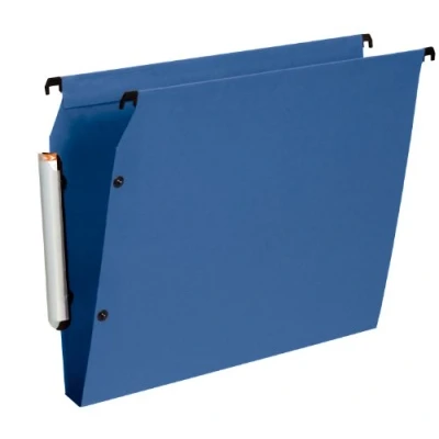 Image of Esselte Premium Suspension Files for Filing Cabinet Opaque Pack of 10 30 mm Base Blue
