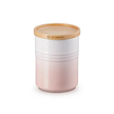 Image of Le Creuset Shell Pink Stoneware Medium Storage Jar