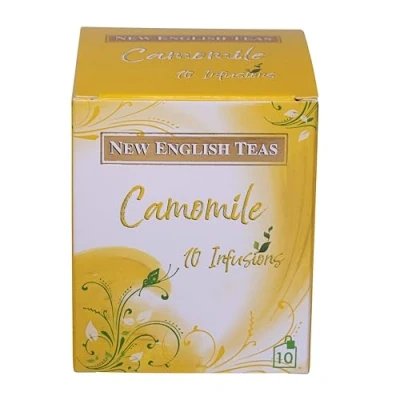 Image of New English Teas Garden Pure Camomile Tea 10 Teabags (Pack of 6, Total 60 Teabags)