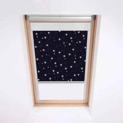 Image of Skylight Roller Blinds For Velux Roof Windows, Blackout Blind, Window Code M06 Nightfall