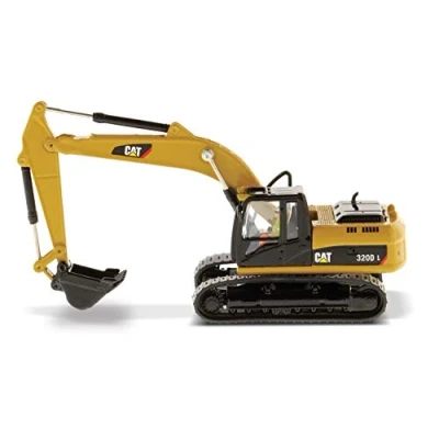 Image of Diecast Masters Caterpillar 85262 Chain Excavator 320D L, Detailed H0 CAT Construction Vehicle in Metal Box, Scale 1:87, Approx. 11.7 x 4.5 4.8 cm, 14+, Suitable for Model Railways and Collectors