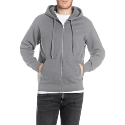 Image of Replay Zipup sweatshirt, Men&#039;s, Size: 3XL, Lead grey