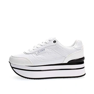 Image of Guess Women&#039;s hansin/Active Lady/Large Oxford Flat, White, 6 UK