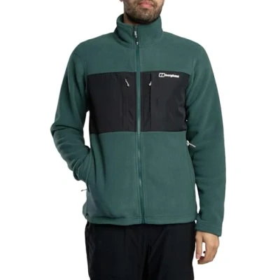 Image of Berghaus Men&#039;s Prism Guide Fleece Jacket, Peak/Jet Black, M