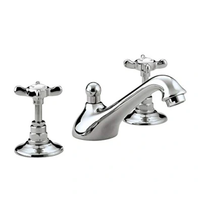 Image of Bristan N 3HBAS C CD 1901 3 Hole Basin Mixer with Pop Up Waste Chrome