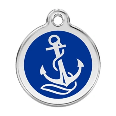 Image of Red Dingo Anchor Pet ID Tag (Small)