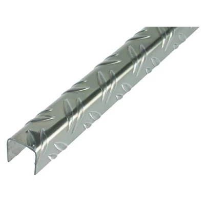 Image of Aluminium Profile U with Raised ridges, 468880