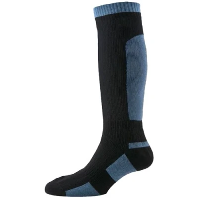 Image of SealSkinz Men&#039;s Mid Weight Knee Length Socks Black, Medium
