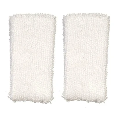 Image of Melody Jane Dolls House White Hand Towel Set Miniature 1:12 Scale Towels Bathroom Accessory