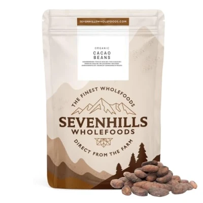 Image of Sevenhills Wholefoods Organic Raw Cacao/Cocoa Beans 500g