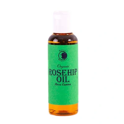 Image of Mystic Moments Organic Rosehip Carrier Oil 250ml Pure &amp; Natural Perfect For Hair, Face, Nails, Aromatherapy, Massage and Dilution Vegan GMO Free