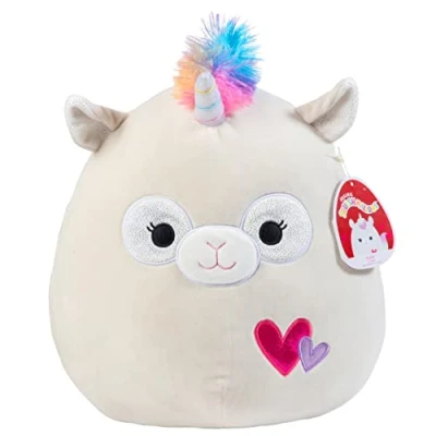 Image of Squishmallow 12&quot; Kate The Llamacorn Plush Official Easter Kellytoy Soft and Squishy Unicorn Stuffed Animal Toy Great Gift for Kids Ages 2+