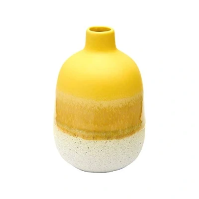 Image of Sass &amp; Belle Mojave Glaze Yellow Vase