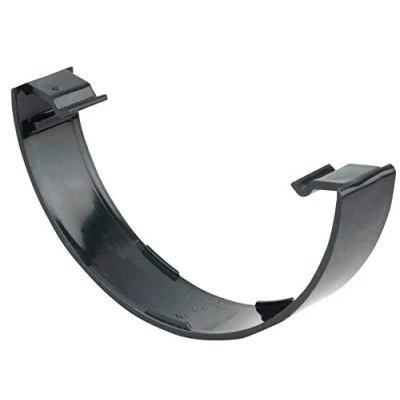 Image of Osma 0T116 Rainwater Round Gutter Replacement Flexiclip Black