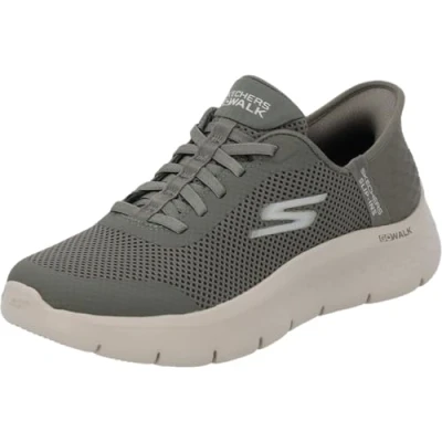 Image of Skechers Women&#039;s GO Walk Flex Grand Entry Sneaker, Olive, 6 UK