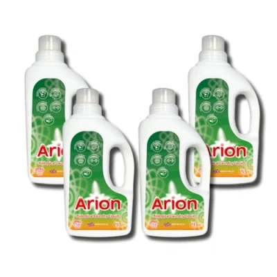 Image of Arion Biological Liquid Laundry Detergent 4x1L 132 Washes