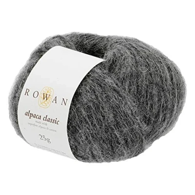 Image of Rowan Alpaca Classic Yarn, Charcoal (102), 25g
