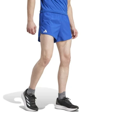 Image of adidas Adizero E Blue Running Shorts for Men Lightweight Performance Gear