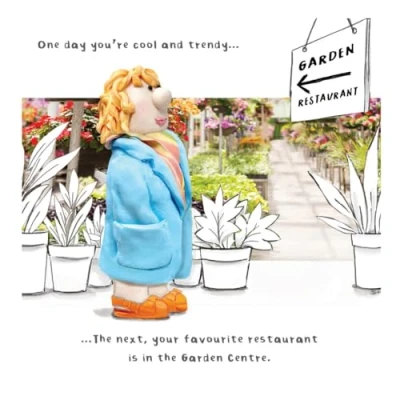 Image of Model Family Birthday Card for Her, One Day You&#039;re Cool and Trendy… Female Card, Funny her