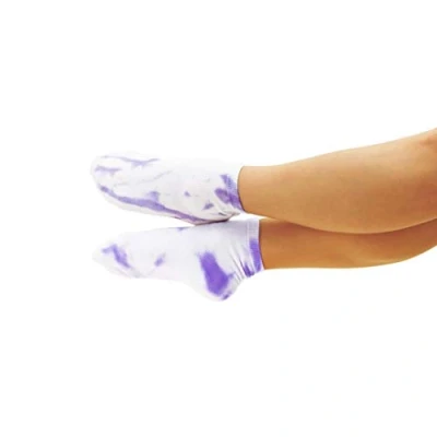 Image of Luckies of London Ice Cream Socks Womens With Novelty Print Gifts For Women &amp; Her Funky Ladies Fun Ankle Love 1 Size Funny Blueberry Ripple