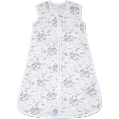 Image of aden + anais Baby Sleeping Bag, 100% Cotton Muslin, Wearable Swaddle Blanket for Girls &amp; Boys, Newborn Sleep Sack, Breathable Lightweight, TOG Rating 1.0, 0 6 Months, Harry Potter™ iconic