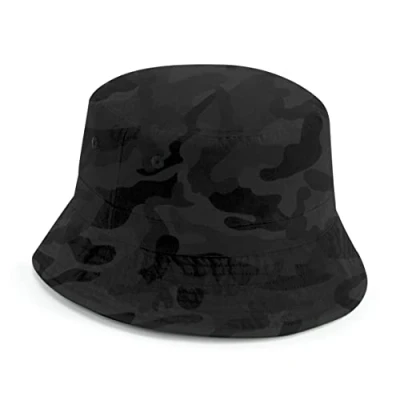 Image of Beechfield B84R Recycled Polyester Bucket Hat Midnight Camo L/XL