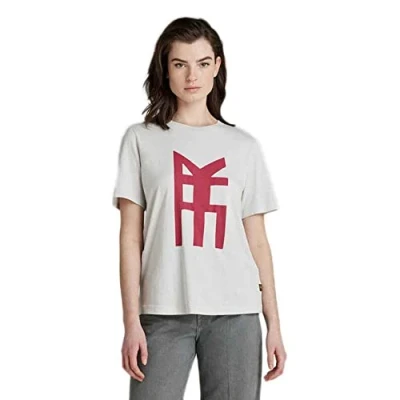 Image of G STAR RAW Women&#039;s Big Graphic Top, grey (cool D22267 4107 1295), S