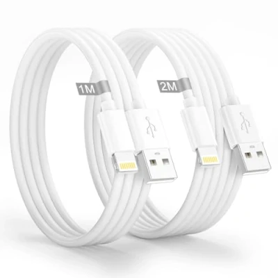 Image of iPhone Charger Cable 1M+2M 2Pack[Apple MFi Certified], Lightning Fast Charging USB to Lead Wire for Apple 14 13 12 11 Pro Max/Mini/XS/XR/8/7/6/SE/iPad