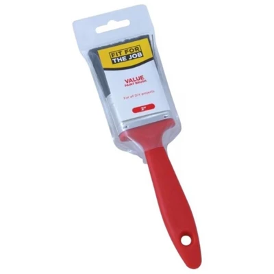 Image of Fit for The Job 2 inch Value DIY Paint Brush Painting with Emulsion, Gloss and Satin Paints on Walls, Ceilings, Furniture, Wood &amp; Metal, 2&quot; 50mm