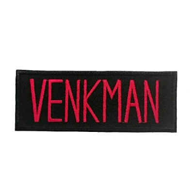 Image of Ghostbuster Comic Venkman Film Iron On Patches Embroidered Applique for Clothes, Size: 12 x 4.5 cm