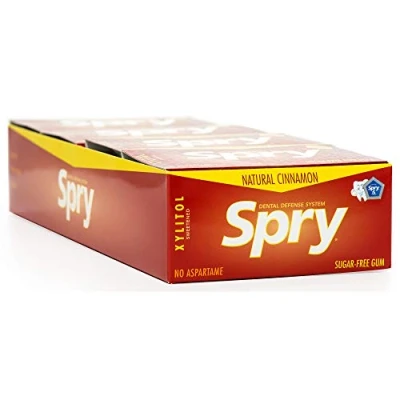 Image of Spry Cinnamon with Xylitol Chewing Gum 10 Pieces