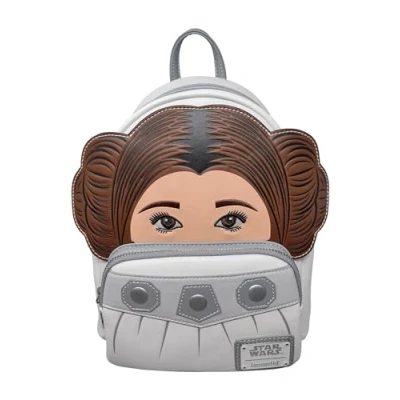 Image of loungefly Princess Leia Star Wars Cosplay Womens Double Strap Shoulder Bag Purse