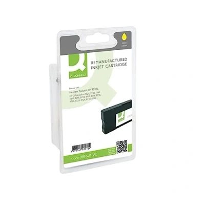 Image of Q Connect HP 953XL Yellow Inkjet Cartridge High Yield 28ml 1600 Pages