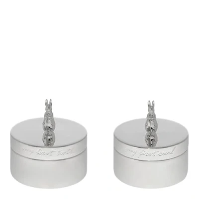 Image of Beatrix Potter Silver Plated First Tooth &amp; Curl Boxes