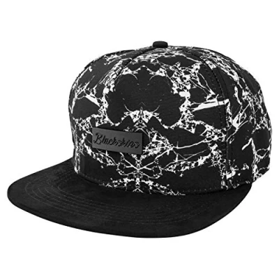 Image of Blackskies Fenrir Vol. II Snapback Cap Black Marble Men&#039;s Women Beanie Suede Imitation Hat