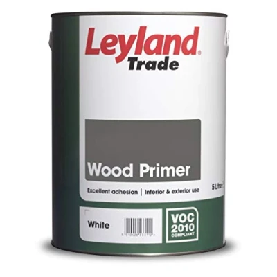 Image of Leyland Trade Wood Primer White 5L
