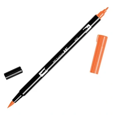 Image of Tombow ABT 905 Dual Brush Pen Orange