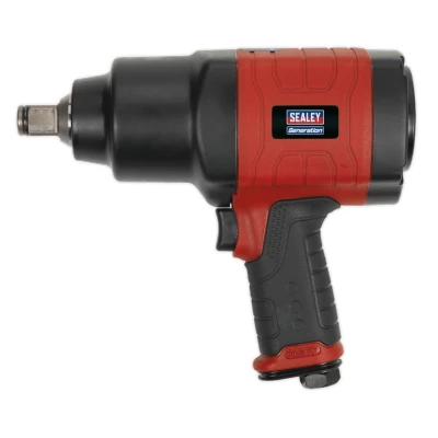 Image of Sealey Generation Composite Air Impact Wrench 3/4&quot;Sq Drive Twin Hammer