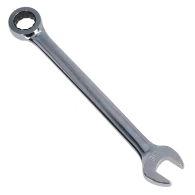 Image of 18mm Metric Gearless Ratchet Spanner Combination Wrench 12 Sided Bi hex