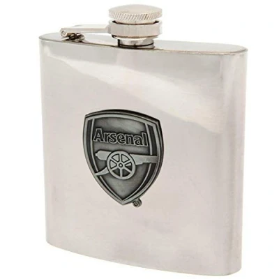 Image of Arsenal FC Stainless Steel Hip Flask