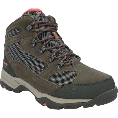 Image of Hi Tec Storm WP Womens High Rise Hiking Boots, Beige (Taupe/Dune/Georgia Peach 43), 4 UK
