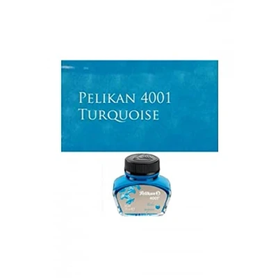Image of Pelikan 4001 Ink Bottle 30 ml Pack of 1 Turquoise