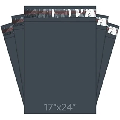 Image of YUNJU Mailing Bags, Strong Large Grey Postal Postage Bags 17 x 24 Packaging Mailers [Use in Parcel, Delivery, Shipping, Mail, Package] [432mm 610mm] 25 Pack