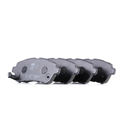 Image of 5581052R50, 5581068R00, 5581068R10 Brake pad set FEBI BILSTEIN 16771 Front Axle with acoustic wear warning MAZDA: 2 Saloon, Hatchback