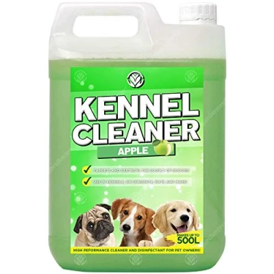 Image of GardenersDream Kennel Cleaner 1 x 5L Professional Safe Dog Cat Pet Odour Remover and Disinfectant 5 Litre Fragrance Fresh Concentrate 2 in Simply Mix Spray Solution (Apple)
